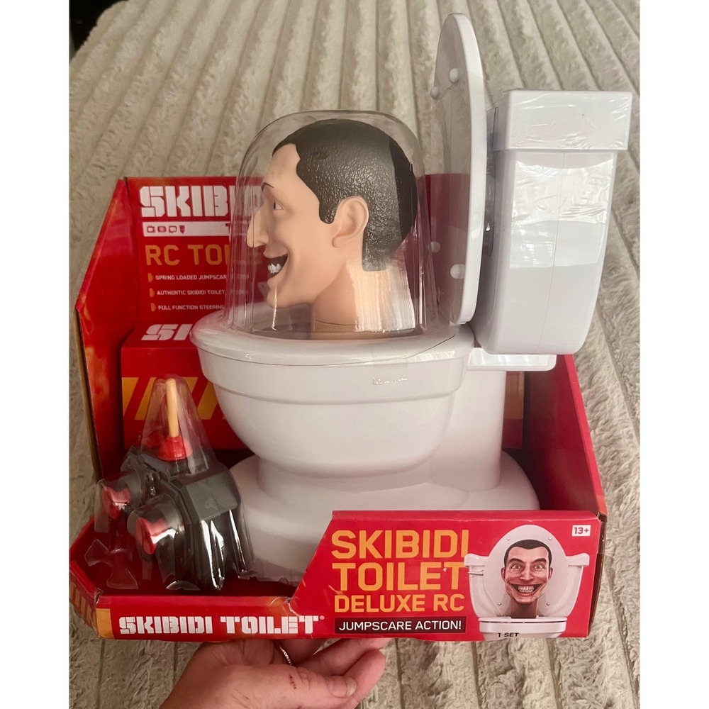 Skibidi Toilet Deluxe RC Remote Control Toy Jumpscare Action Bonkers Toy Co 1393